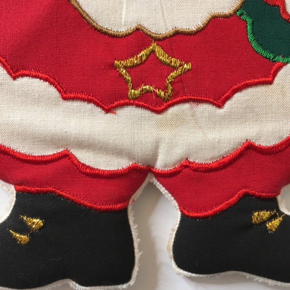 Vintage Merry Christmas Santa Doorknob Hanger VTG - Picture 12 of 16